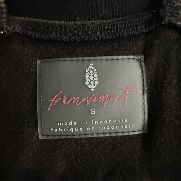 Free People Hot Shot Onesie FP Movement Ski Graphic Black S Printed Jumpsuit - Picture 5 of 8